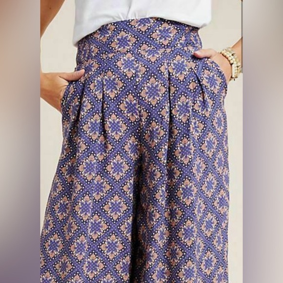 Anthropologie MAEVE Palazzo Pants in Terrace Floral - Picture 5 of 14